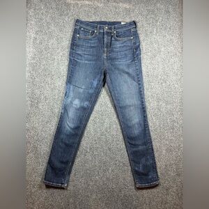 rag & bone High Rise Ankle Skinny Jeans